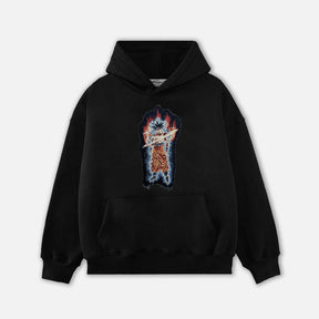 GOKU TAPESTRY PATCH HOODIE-9049