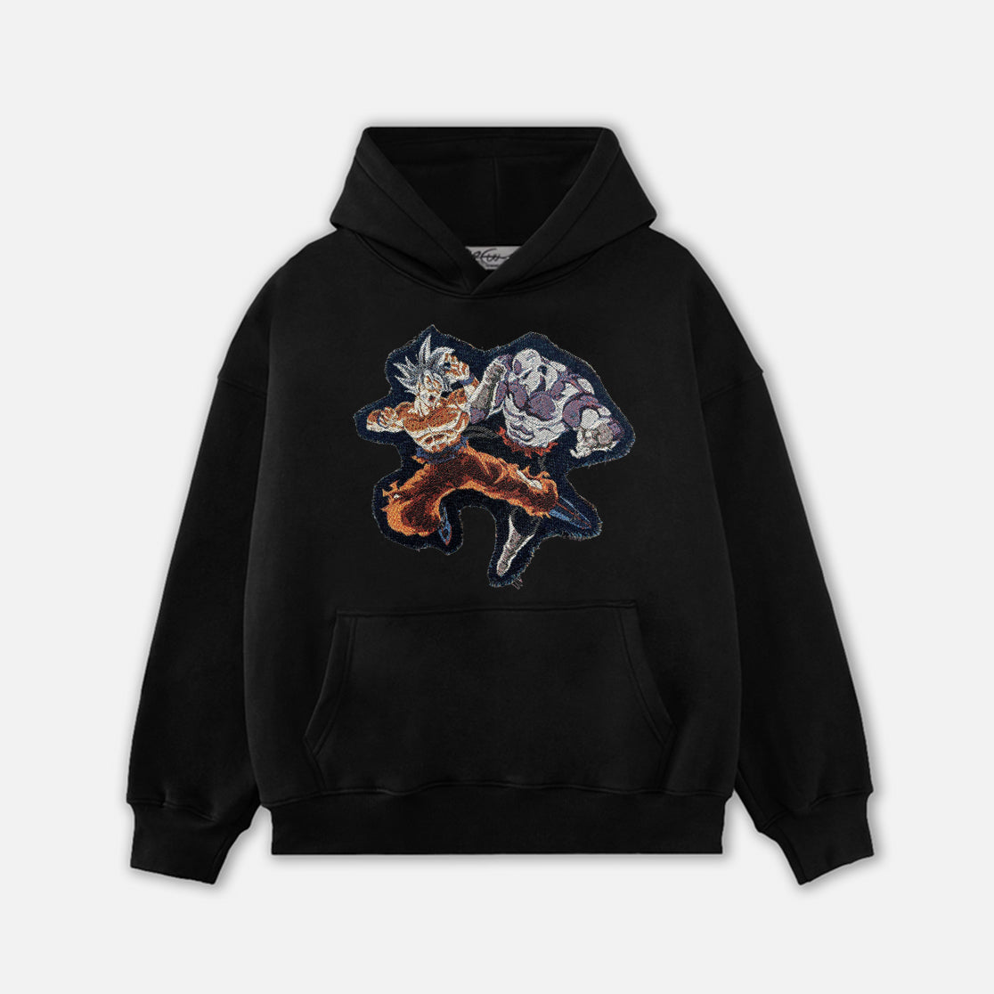 GOKU ULTRA INSTINCT TAPESTRY PATCH HOODIE-9083