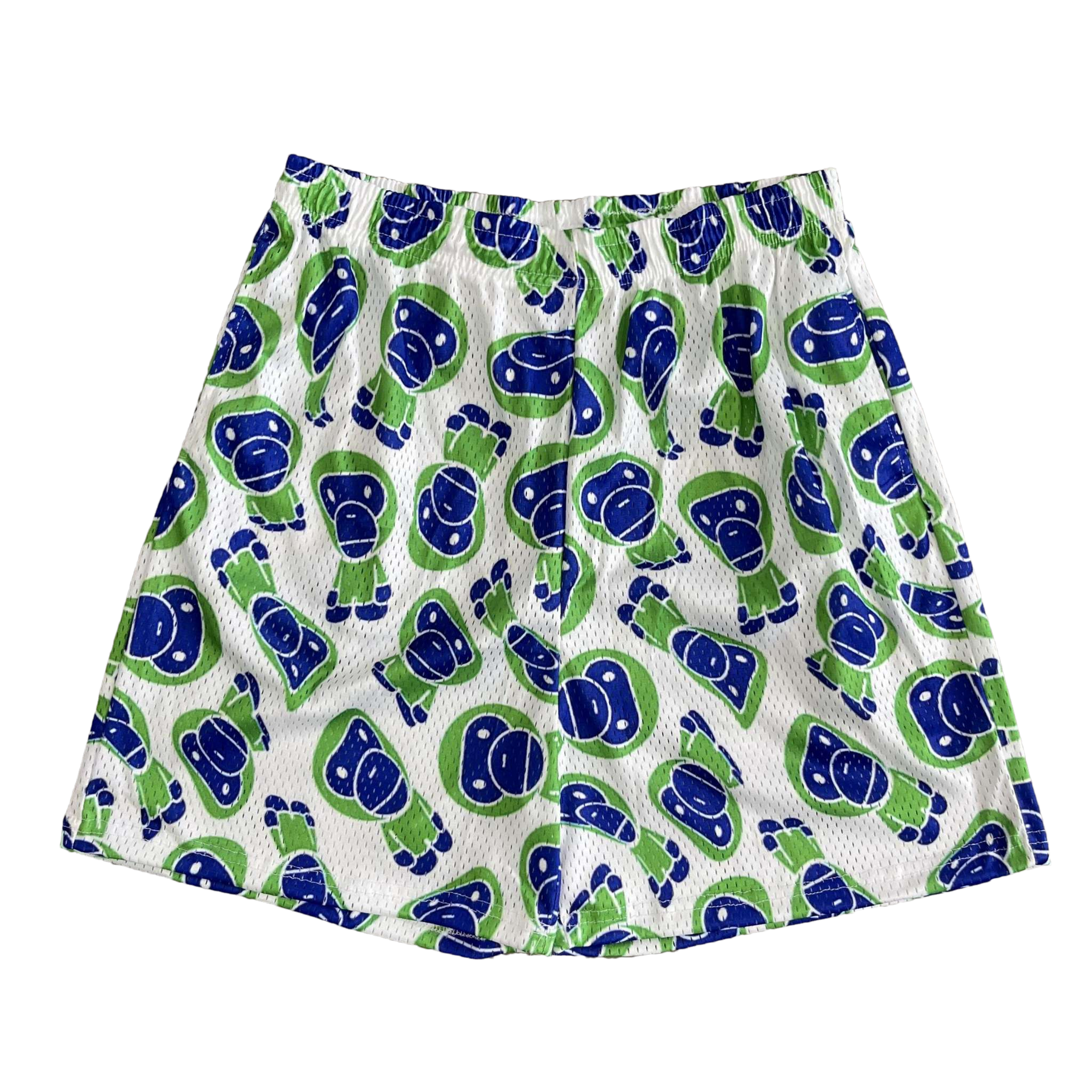 GREEN ML MESH SHORTS-8720