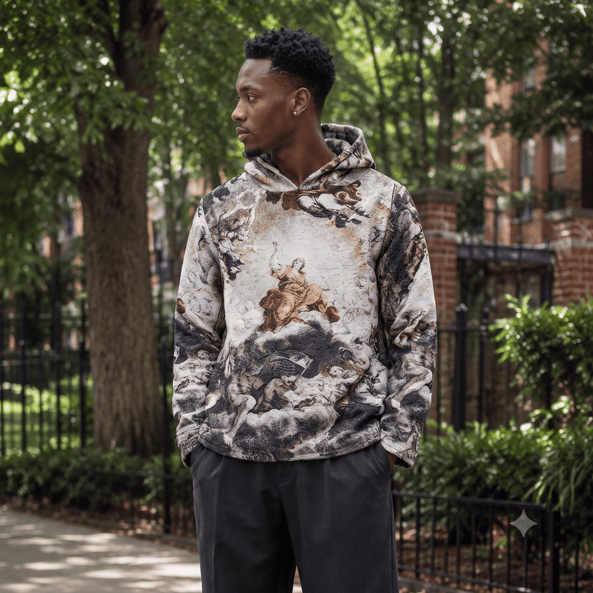 ANGEL TAPESTRY HOODIE