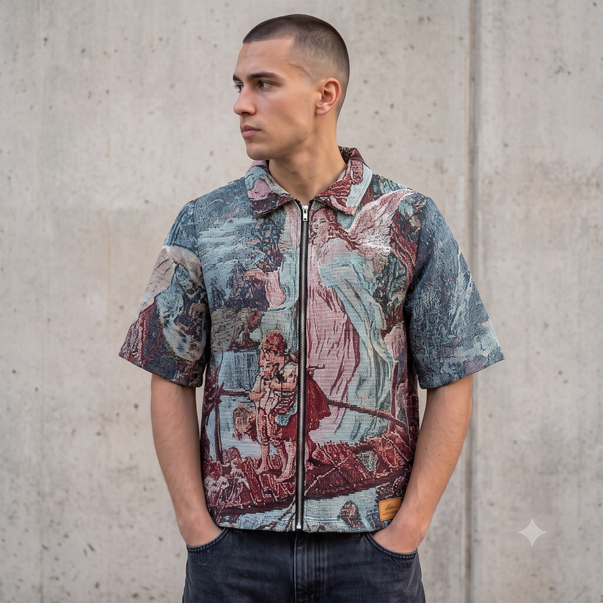 GUARDIAN ANGEL TAPESTRY TEE