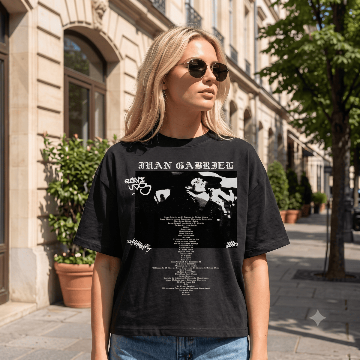 JUAN GABRIEL HEAVY WEIGHT COTTON TEE-8909