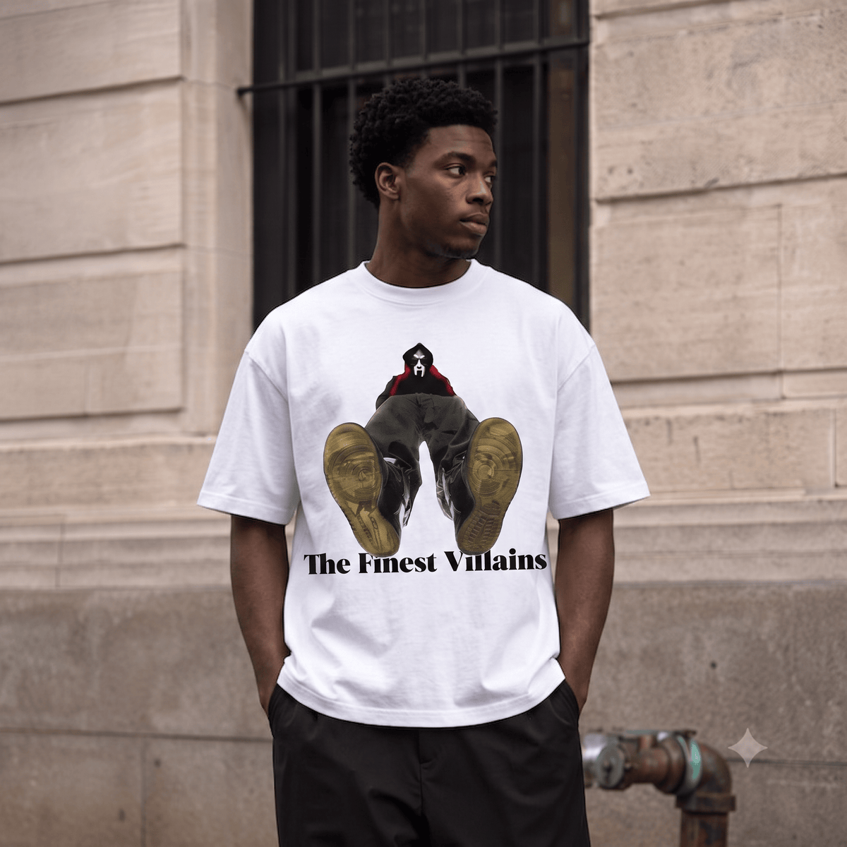 MF DOOM V3 WEIGHT COTTON TEE-5705
