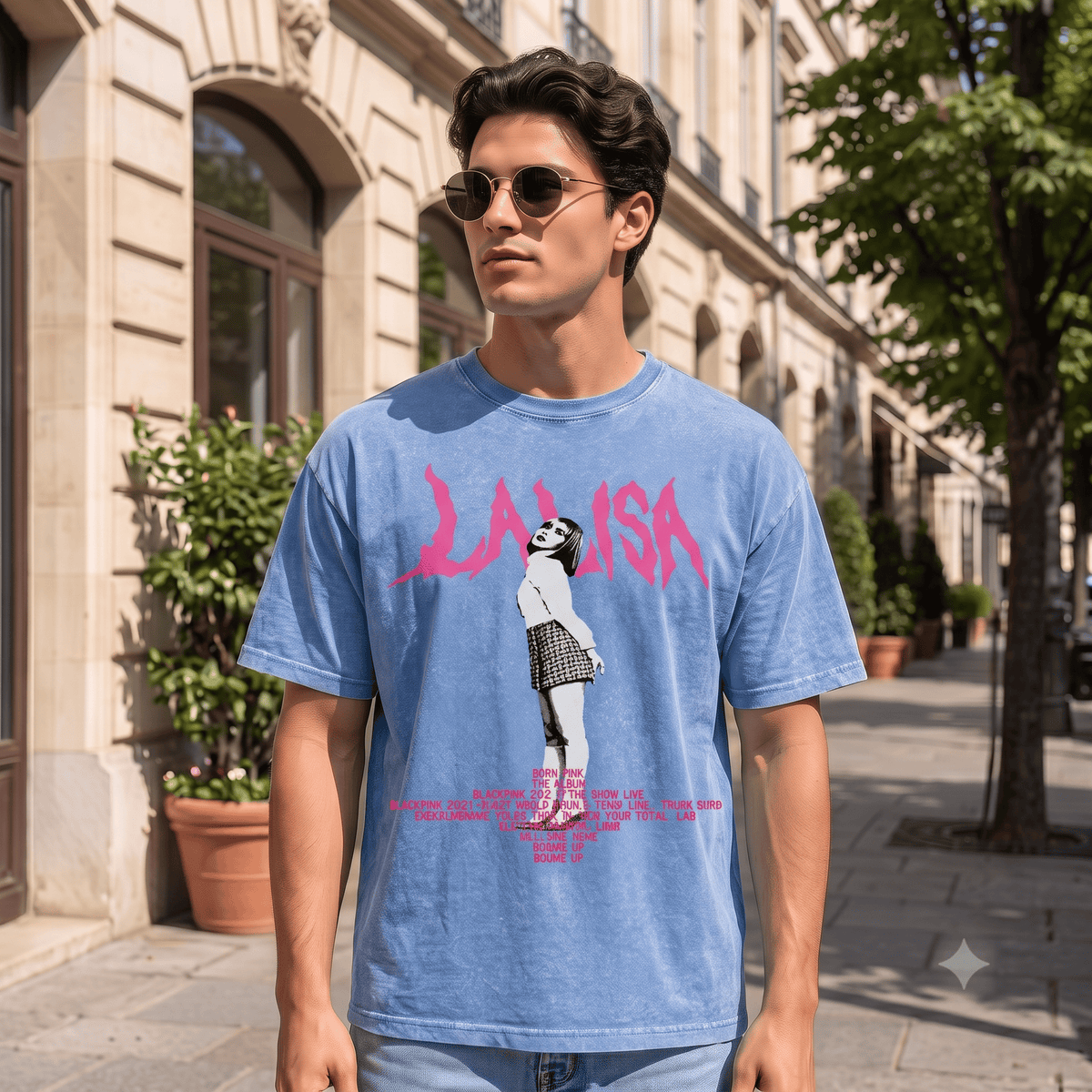 LALISA HEAVY WEIGHT COTTON TEE-8912