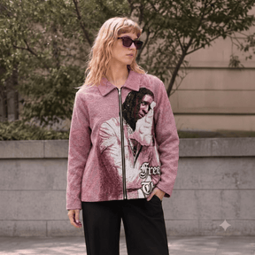 PINK YSL TAPESTRY JACKET
