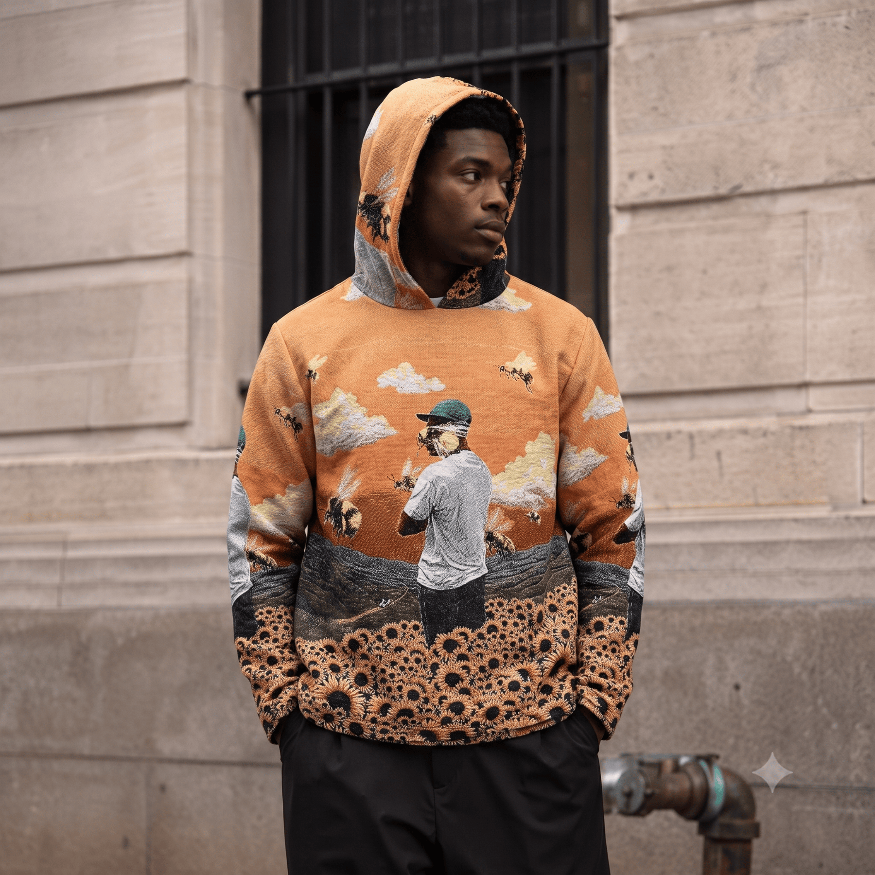 FLOWER BOY TAPESTRY HOODIE