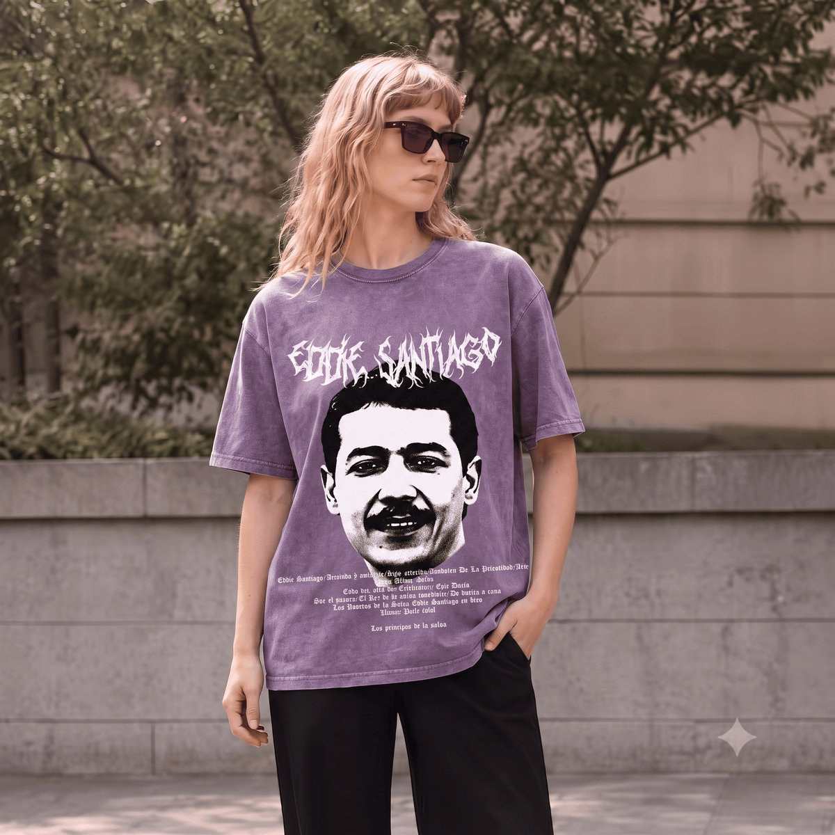 EDDIE SANTIAGO HEAVY WEIGHT COTTON TEE-8930