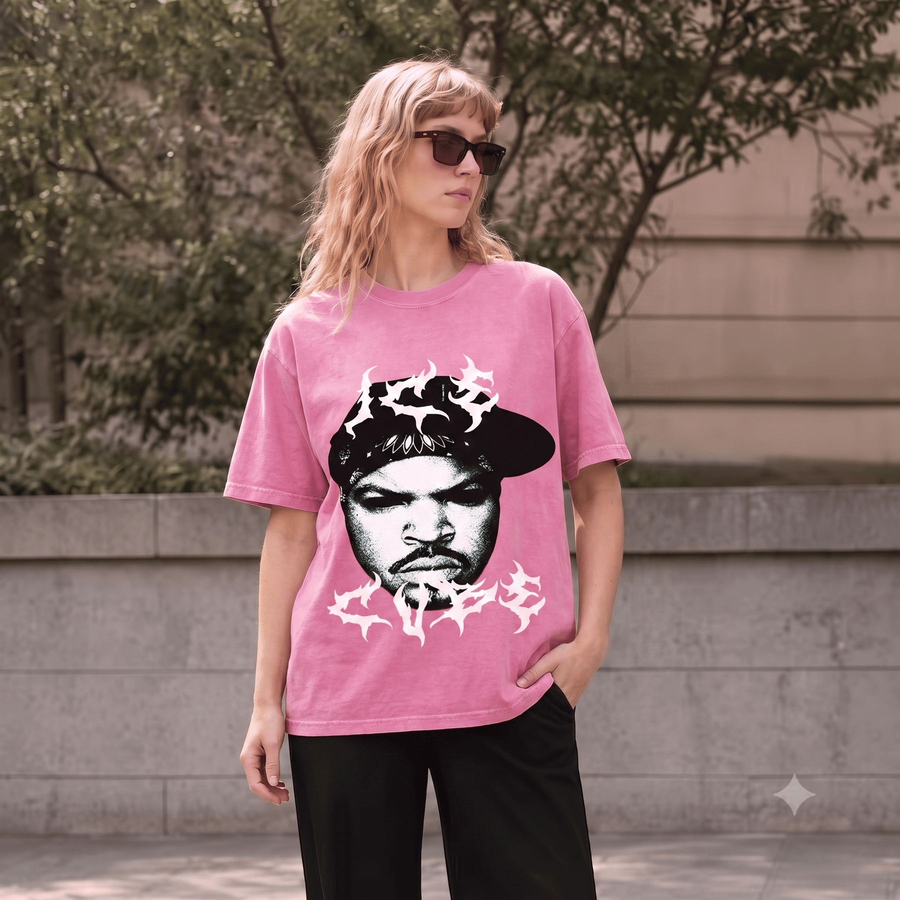 ICE CUBE HEAVY WEIGHT COTTON TEE-8879