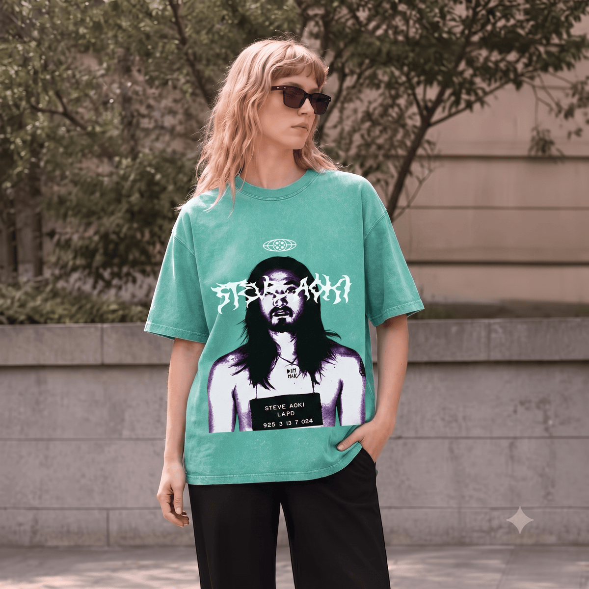 STEVE AOKI HEAVY WEIGHT COTTON TEE-8919