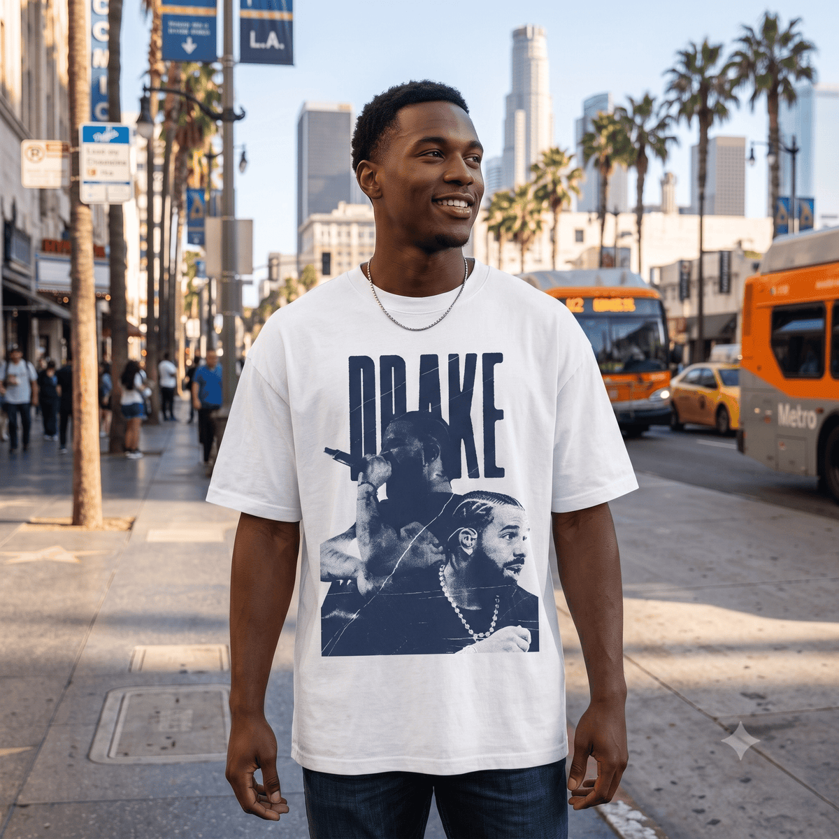 DRAKE V1 WEIGHT COTTON TEE-57010