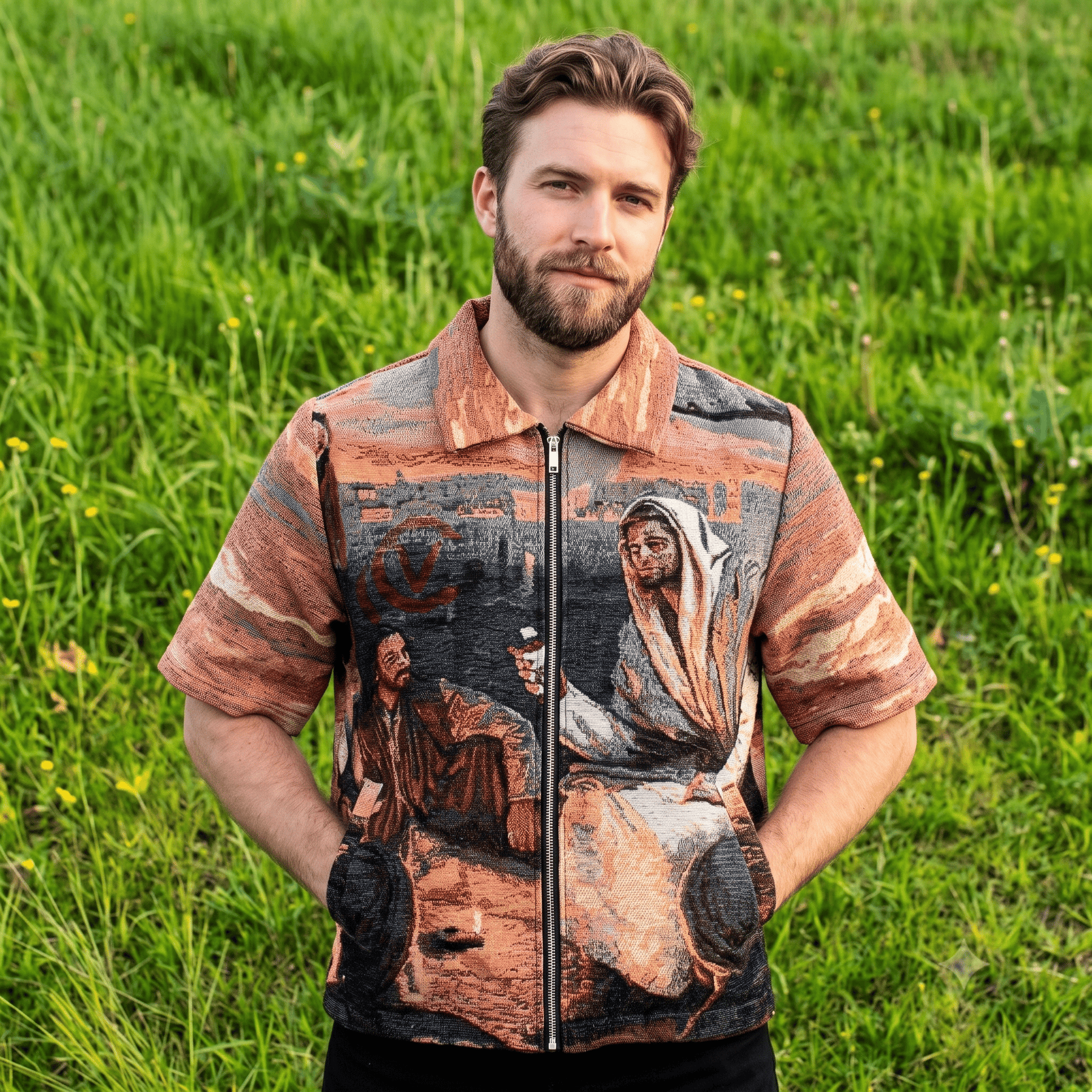 SUNSET TAPESTRY TEE