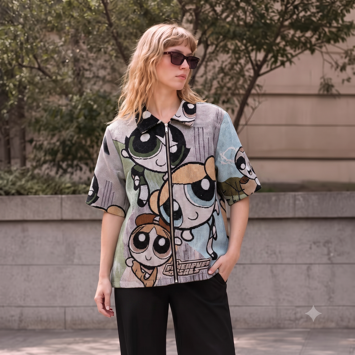 POWERPUFF GIRLS  TAPESTRY TEE