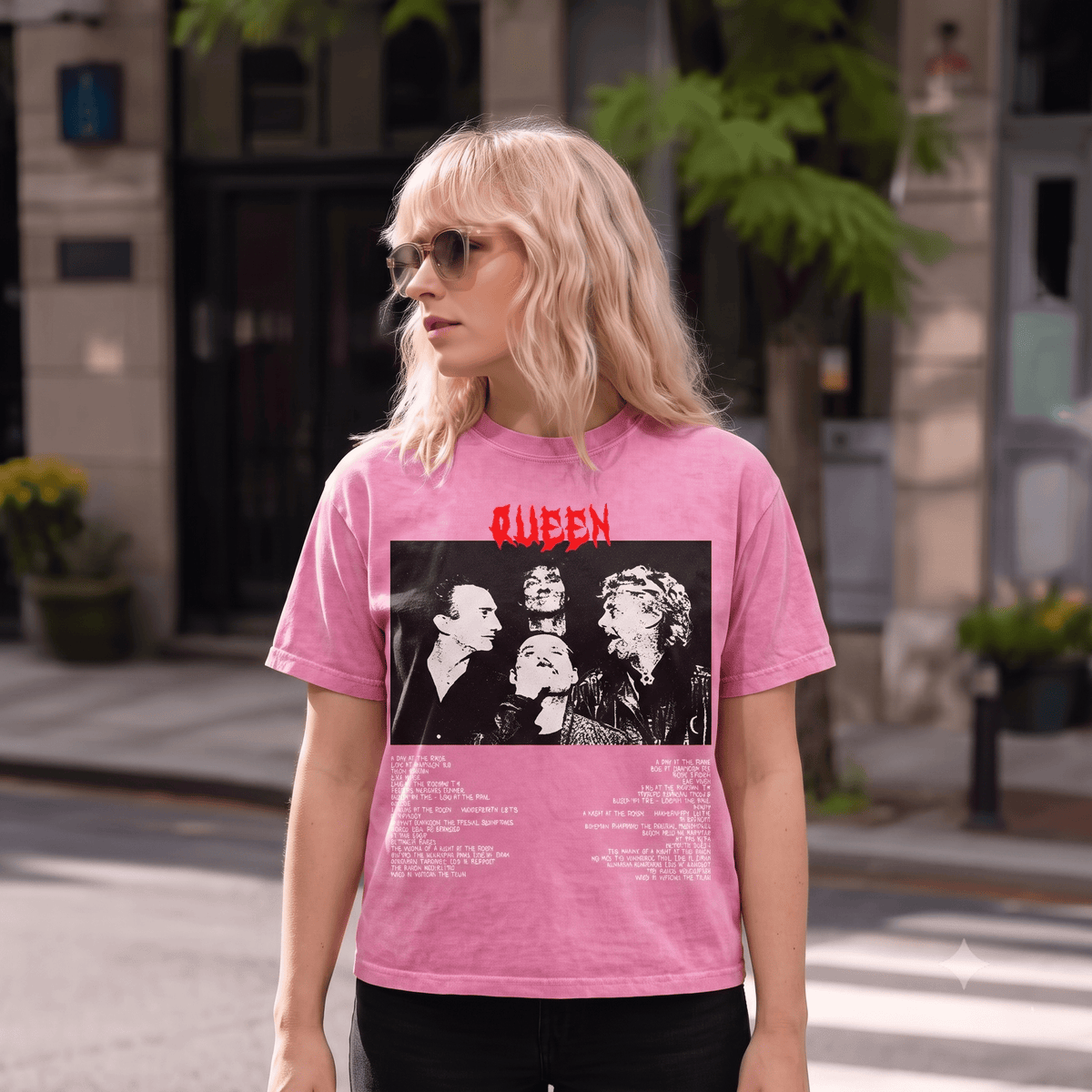 QUEEN HEAVY WEIGHT COTTON TEE-8916
