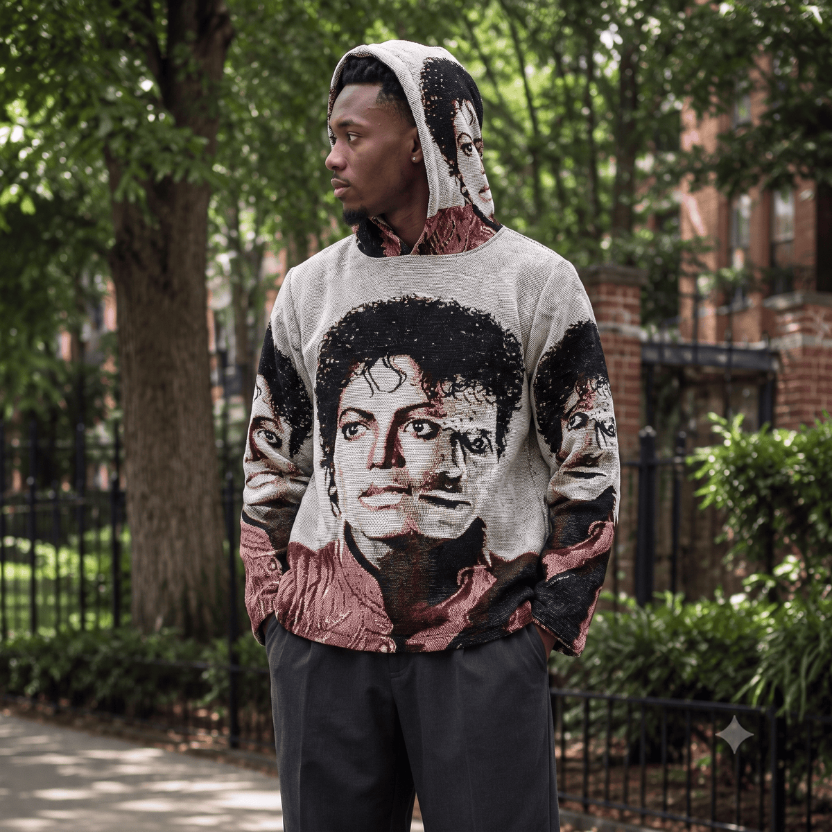 JACKSON 2 FACE TAPESTRY HOODIE