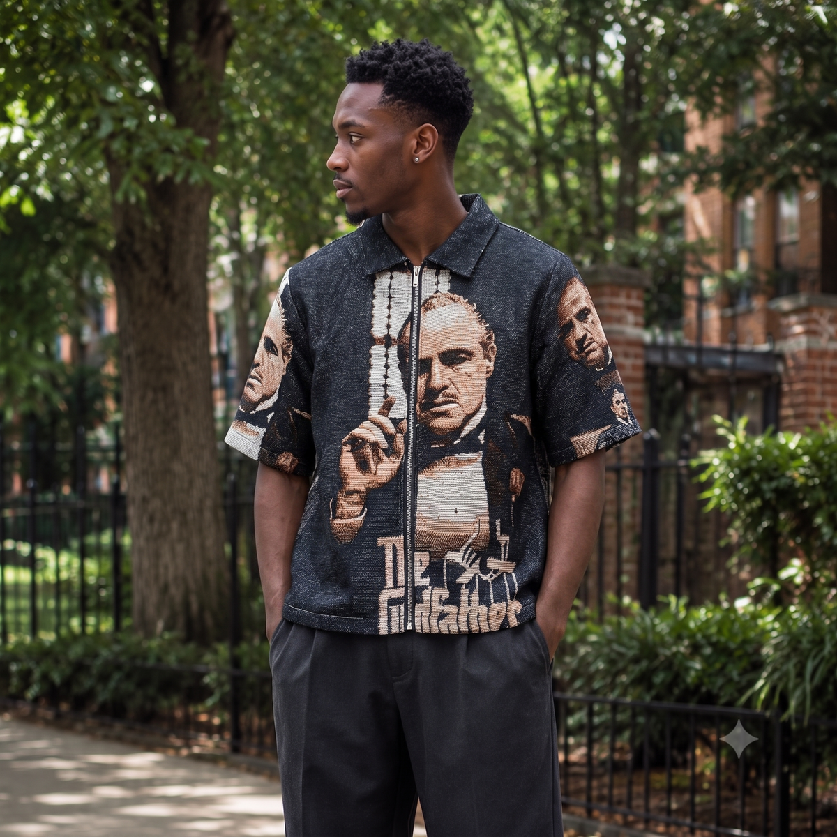 GODFATHER TAPESTRY TEE