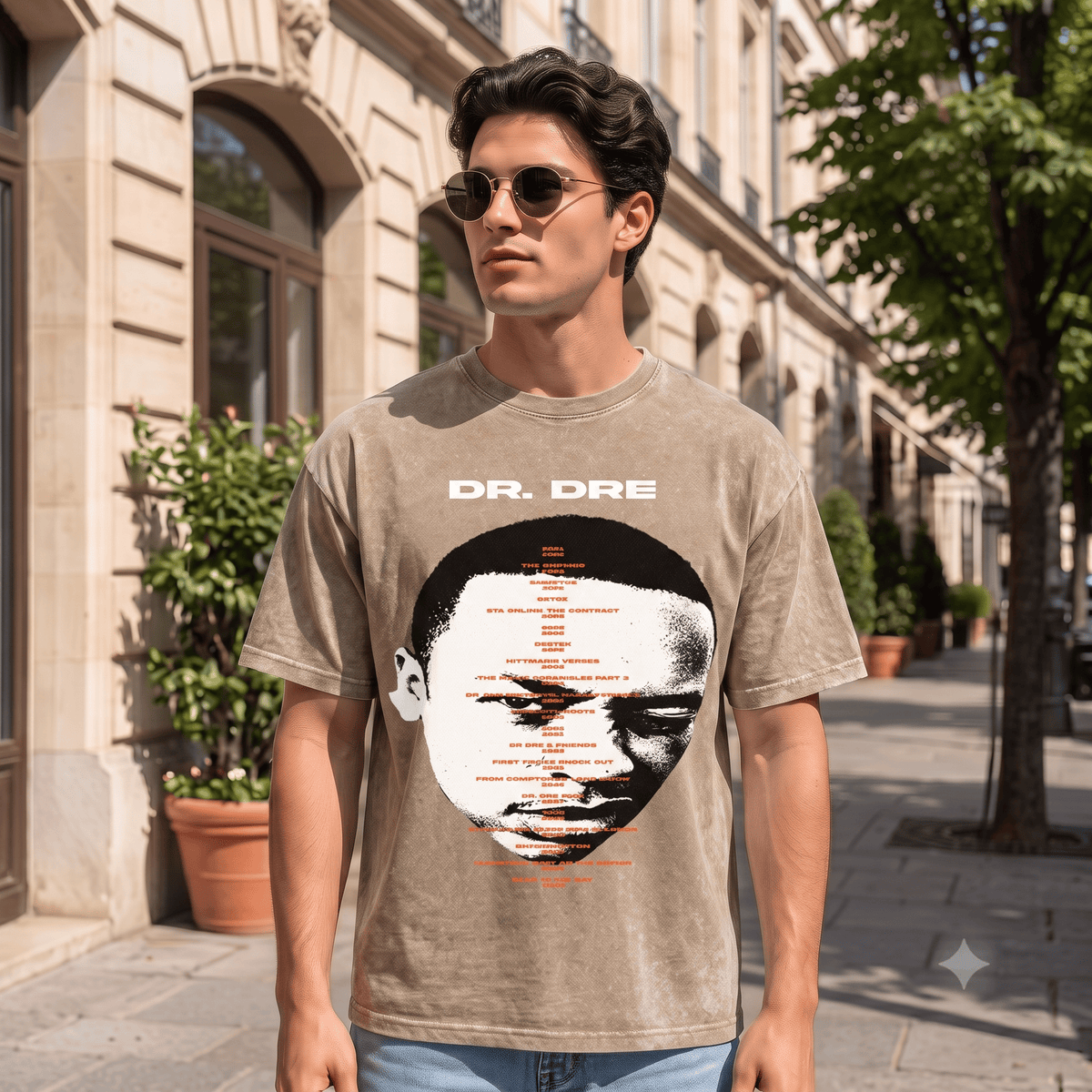 DR. DRE HEAVY WEIGHT COTTON TEE-8929