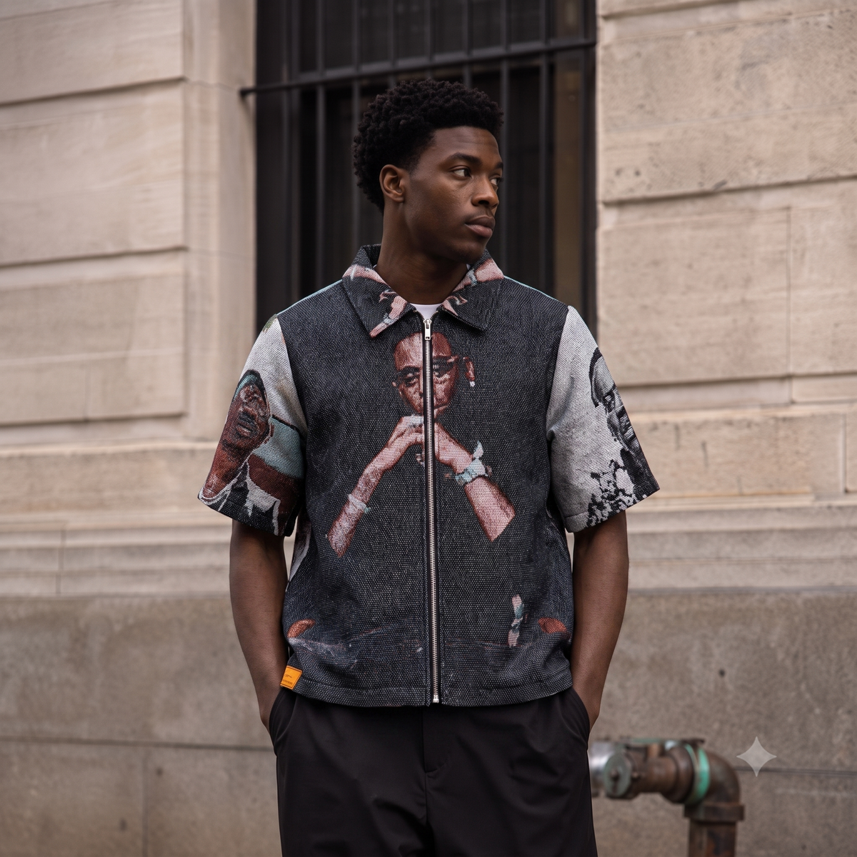 YOUNG DOLPH TAPESTRY TEE