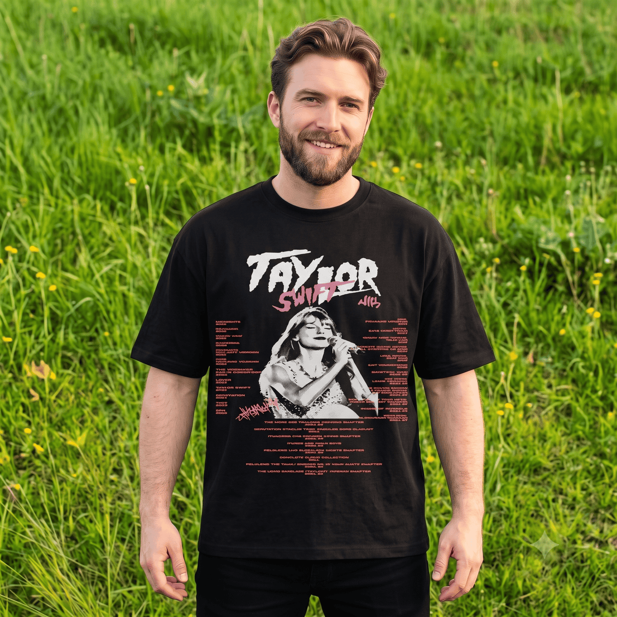 TAYLOR SWIFT HEAVY WEIGHT COTTON TEE-8920