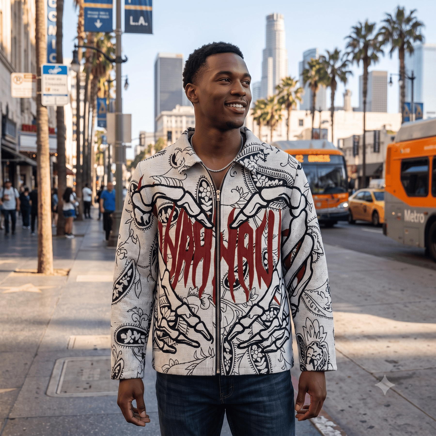 SKELETON HAND HEART JACKET