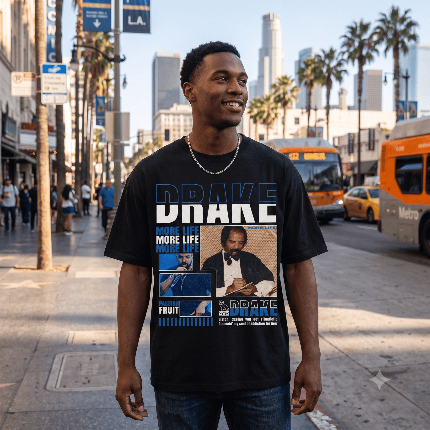 DRAKE HEAVY WEIGHT COTTON TEE-8994