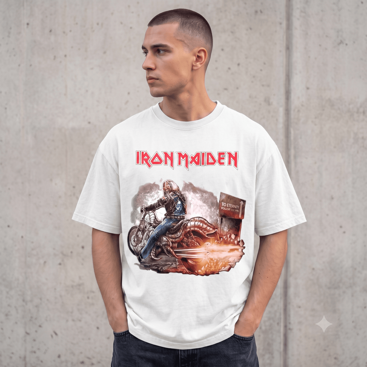 IRON MAIDEN MOTO TEE-57051