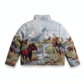 FREE HORSE TAPESTRY COAT
