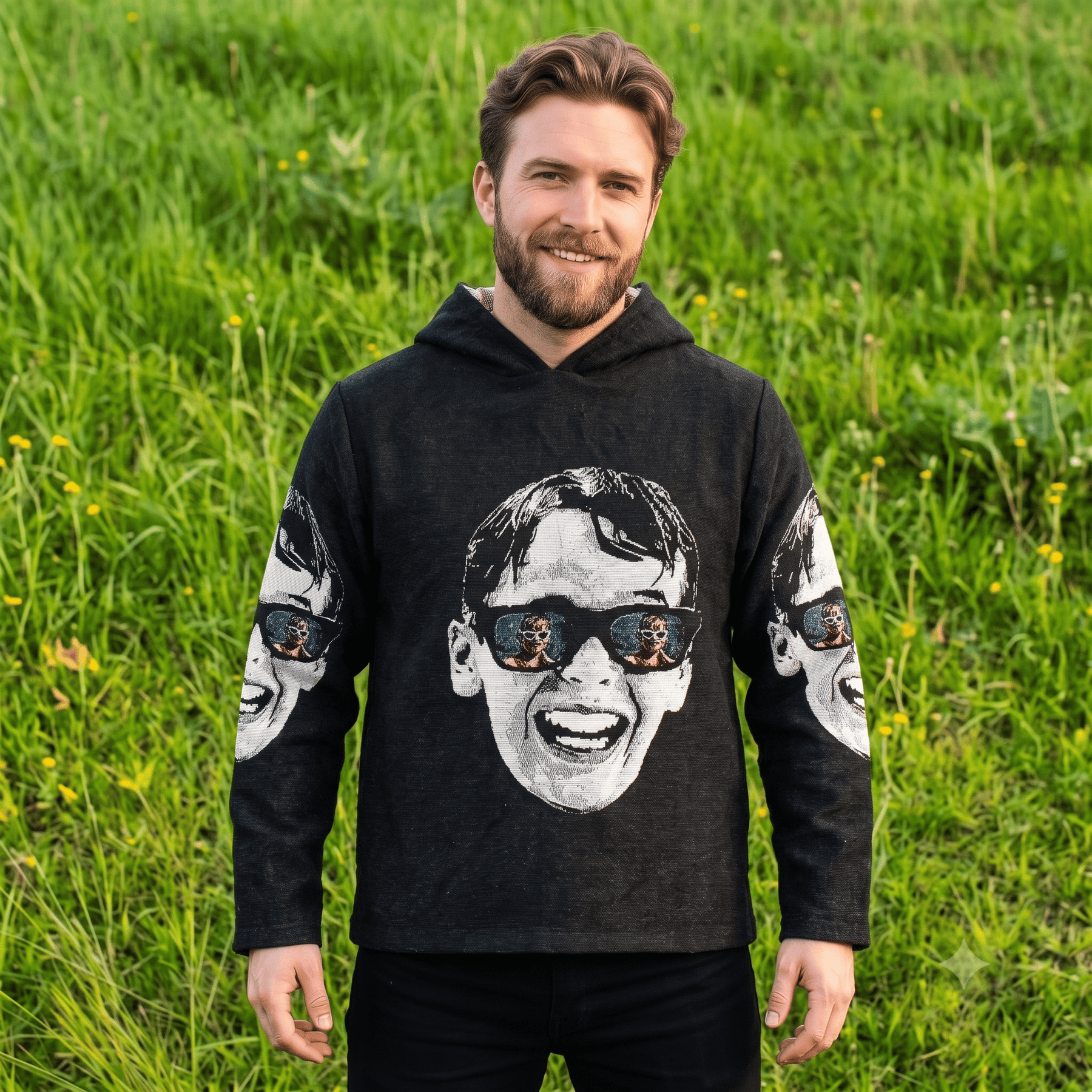 SQUINT TAPESTRY HOODIE