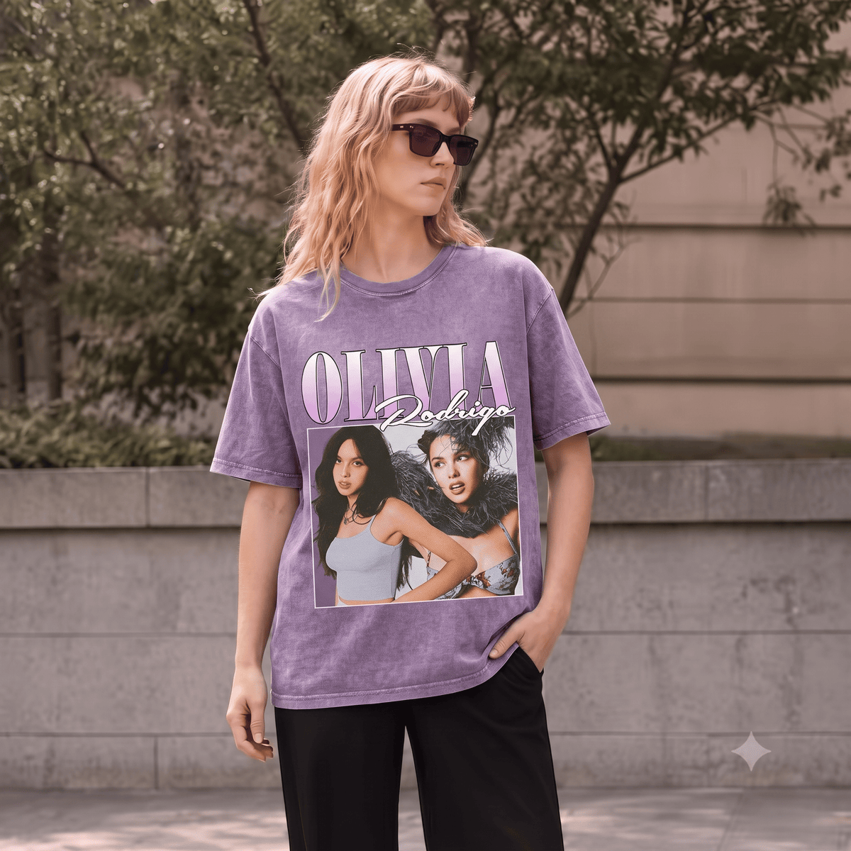 OLIVIA  HEAVY WEIGHT COTTON TEE-8866