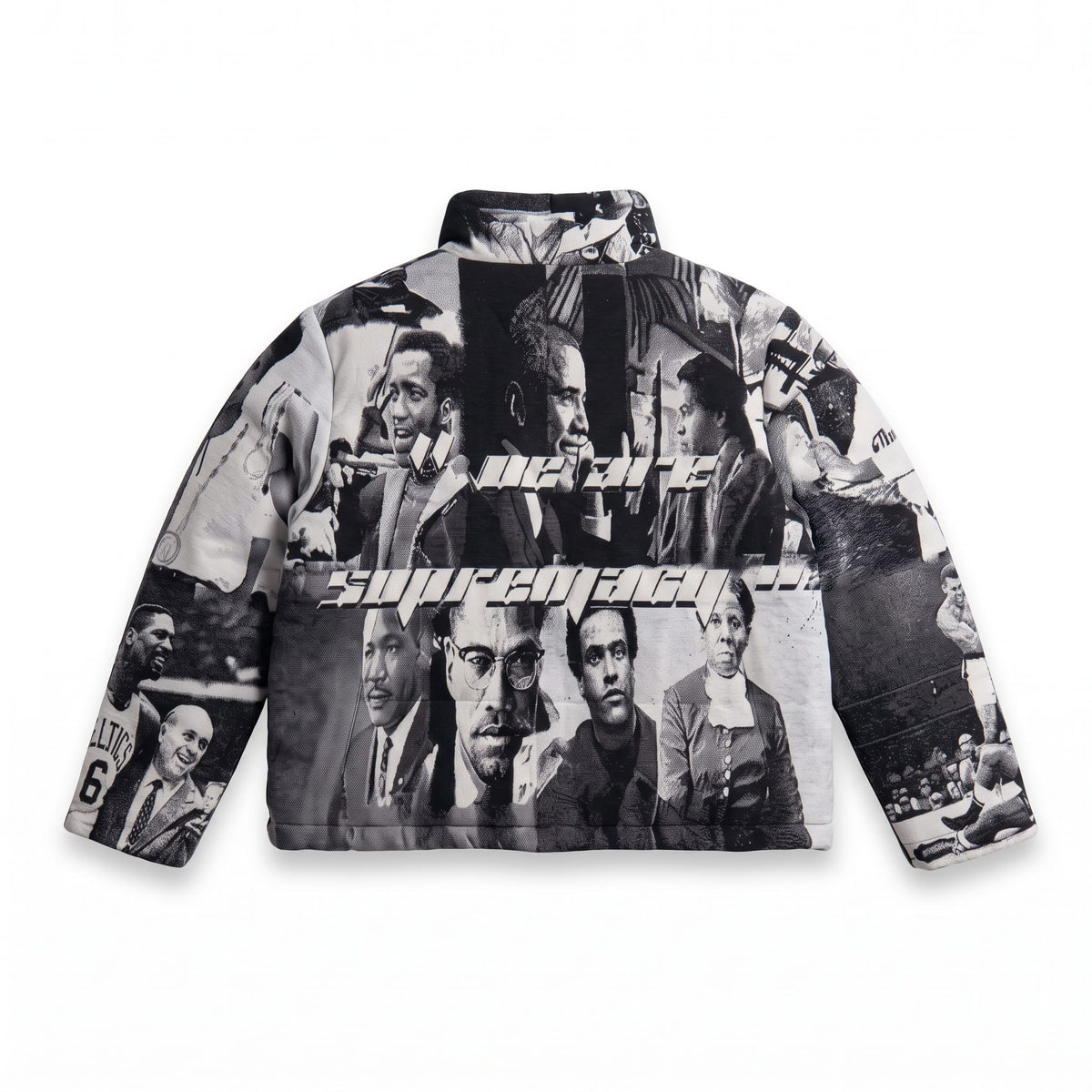 BLACK LEADER TAPESTRY COAT