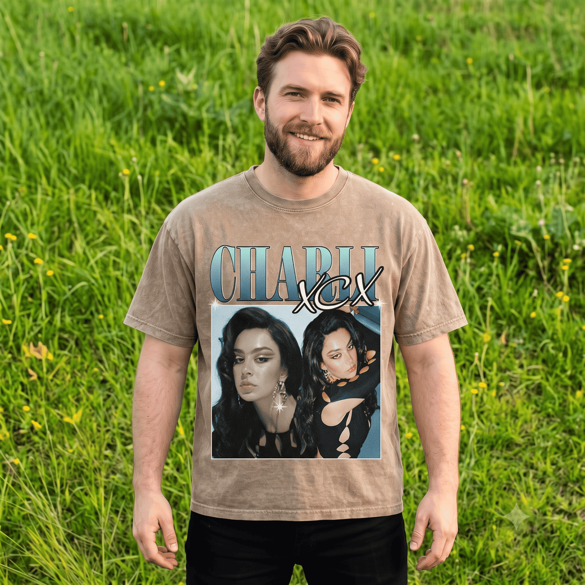 CHARLI XCX HEAVY WEIGHT COTTON TEE-8856