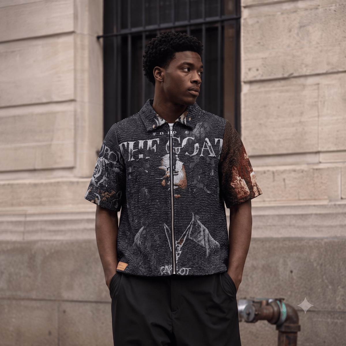 THE GOAT TAPESTRY TEE