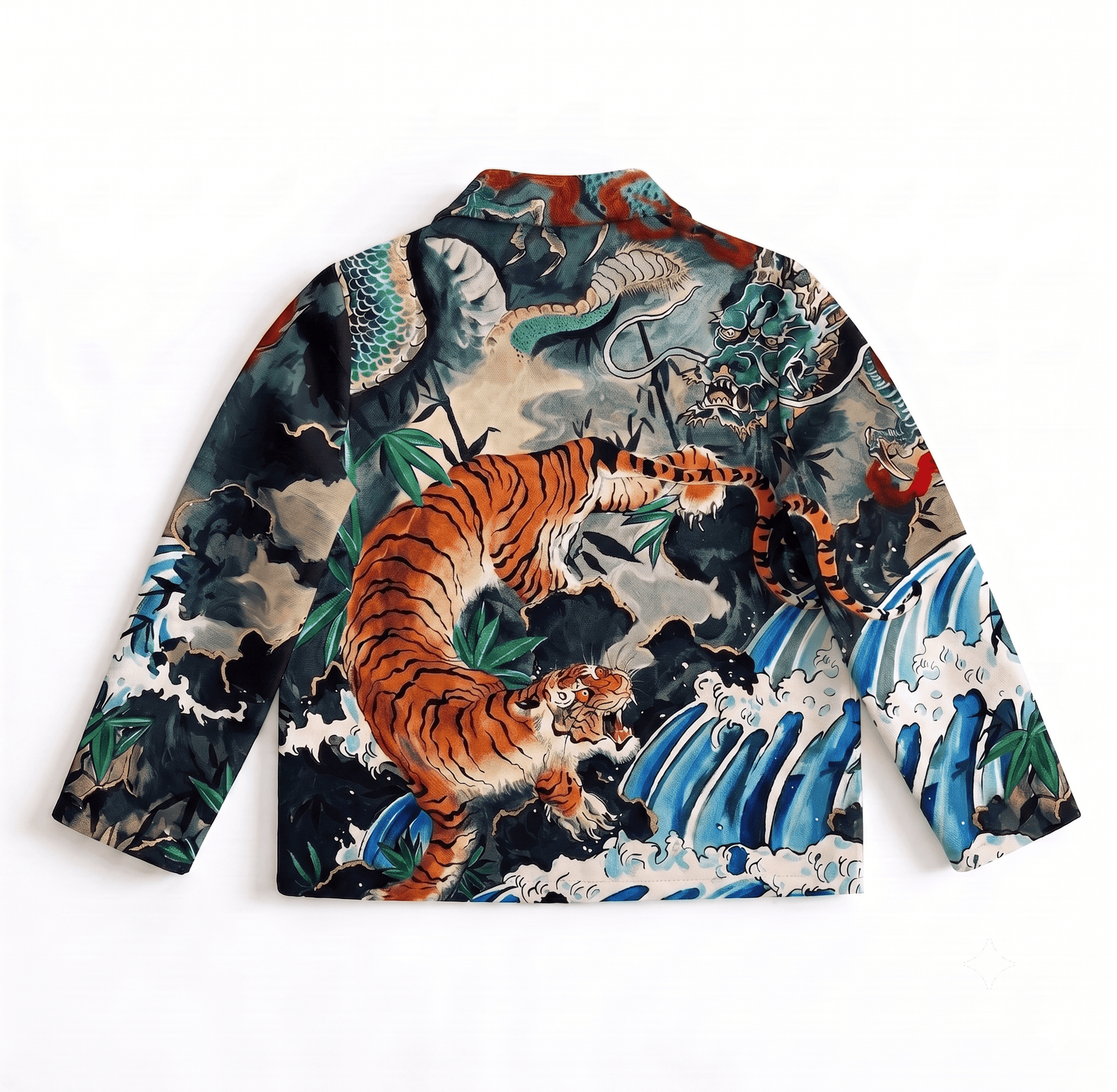 JAPANESE TIGER DRAGON TAPESTRY JACKET