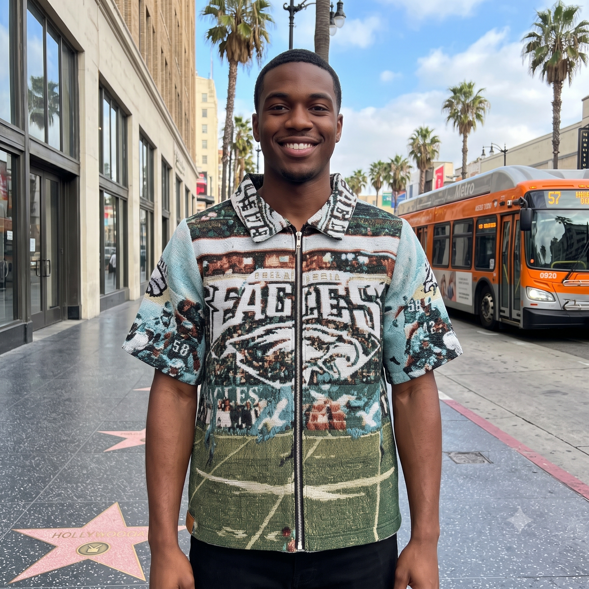 PHILADELPHIA EAGLES  TAPESTRY TEE