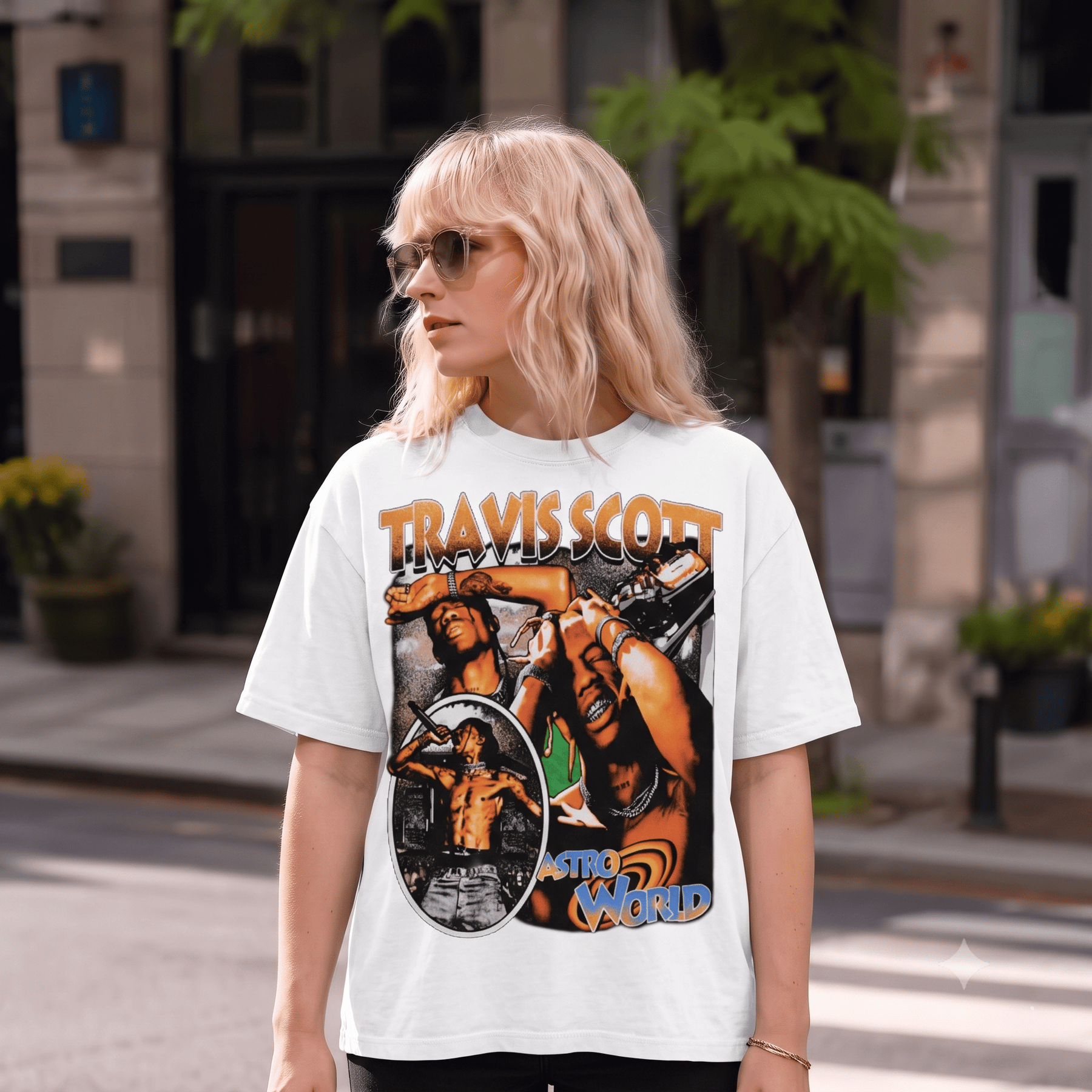 TRAVIS SCOTT ASTROWORLD VINTAGE HEAVYWEIGHT COTTON TEE-57035