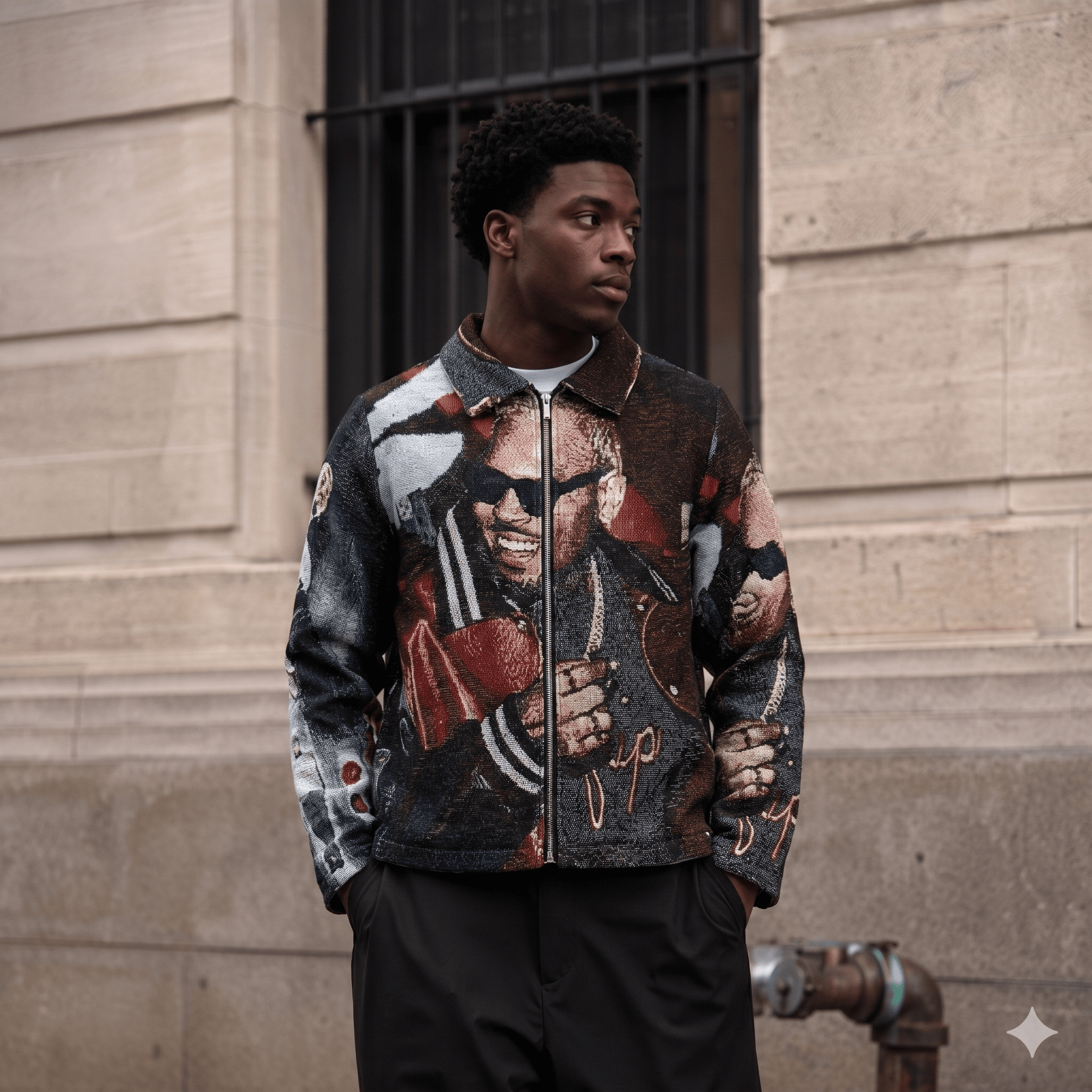 CHRIS BROWN TAPESTRY JACKET