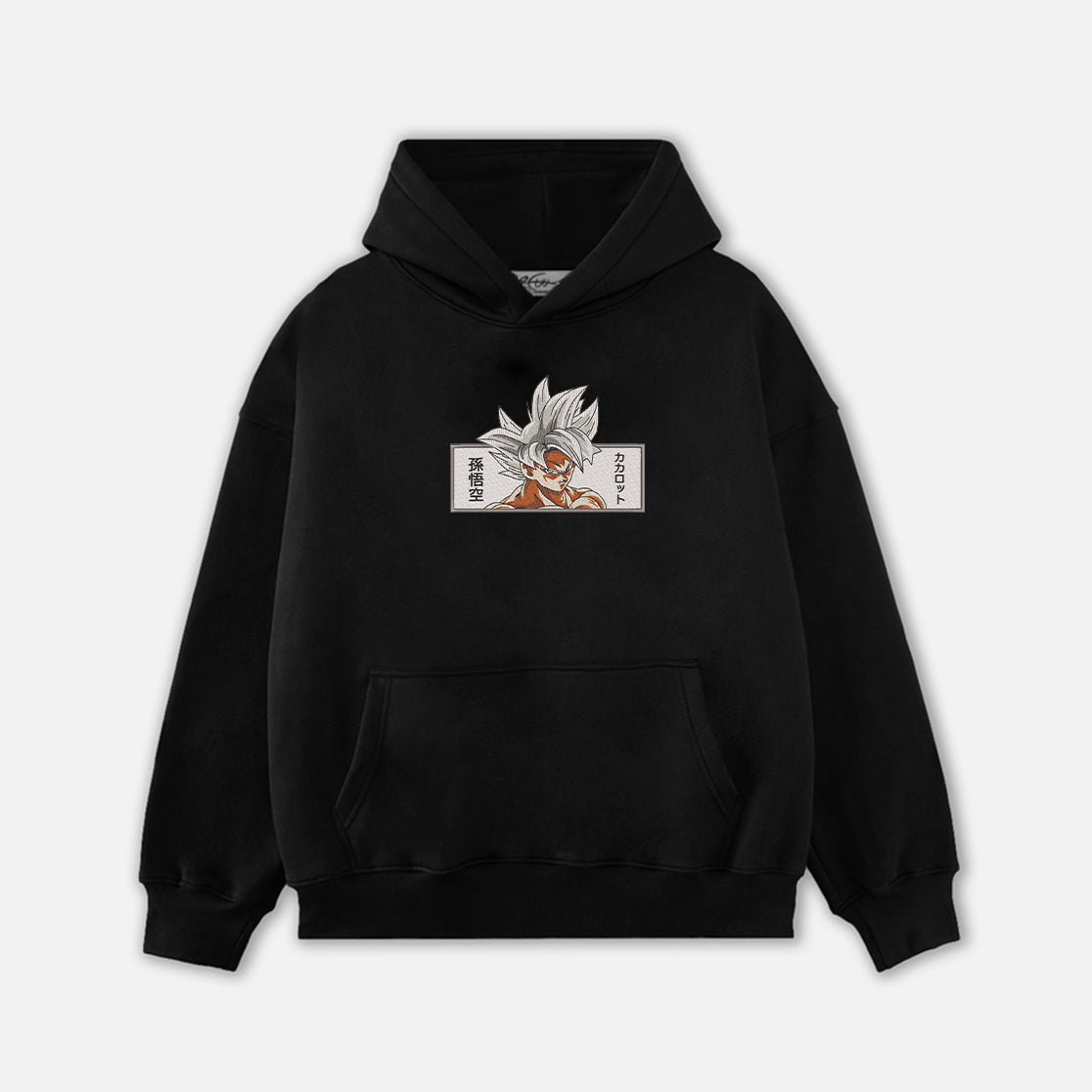 Goku Embroidery Hoodie-8476