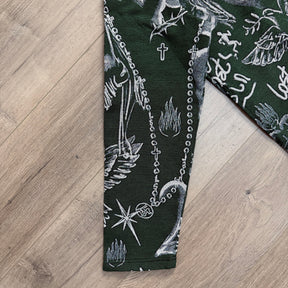RETRO TIE DYE CROS GREEN JACKET