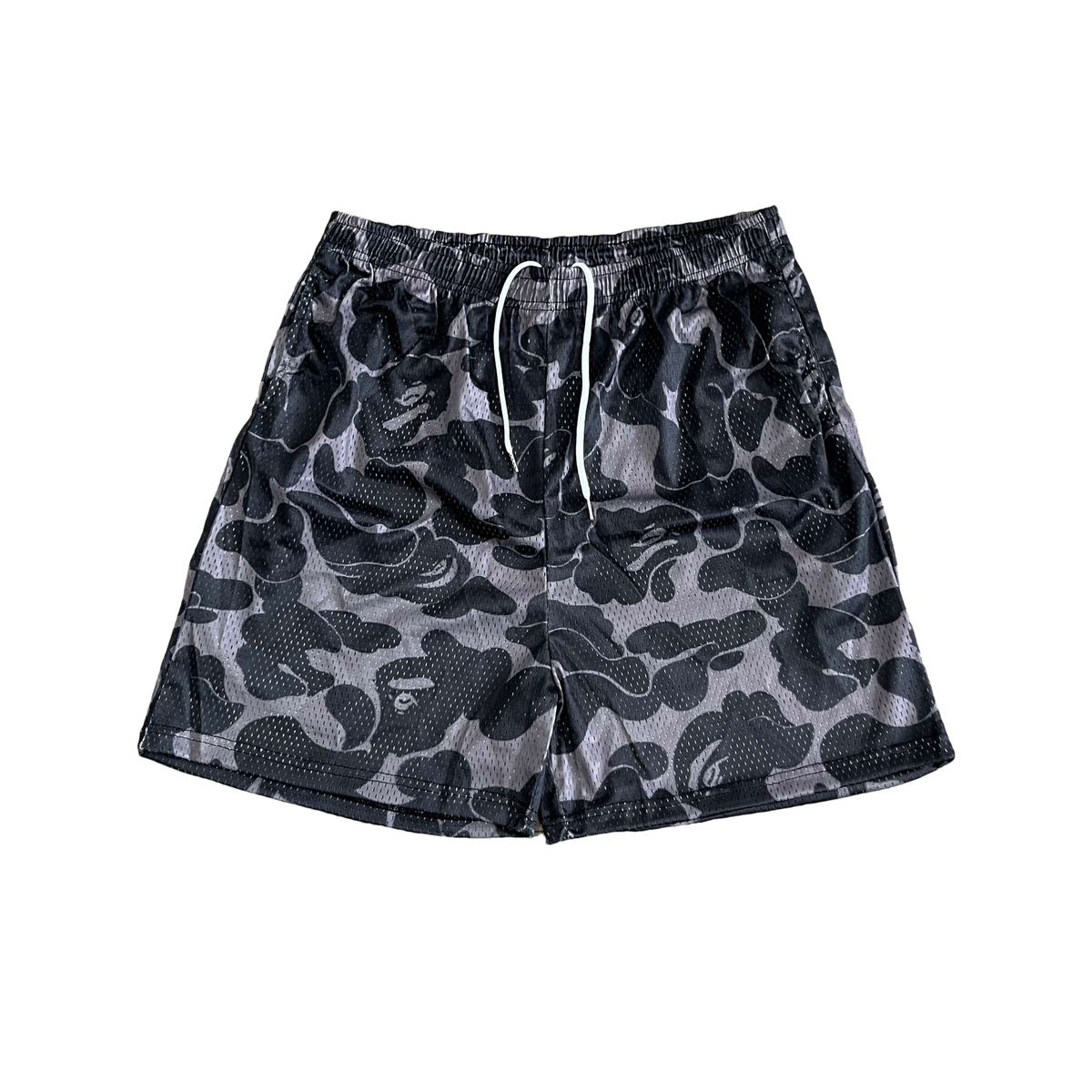 BAPE BLACK MESH SHORTS-8603