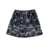 BAPE BLACK MESH SHORTS-8603