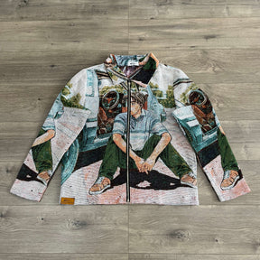 TAKUMI FUJIWARA TAPESTRY JACKET
