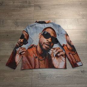 HIP HOP RAPPER TAPESTRY JACKET
