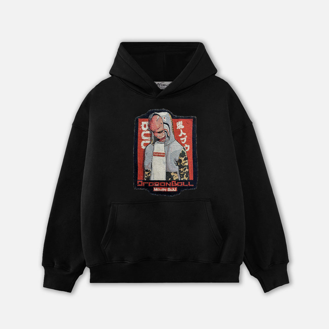 MAJIN BUU TAPESTRY PATCH HOODIE-9072