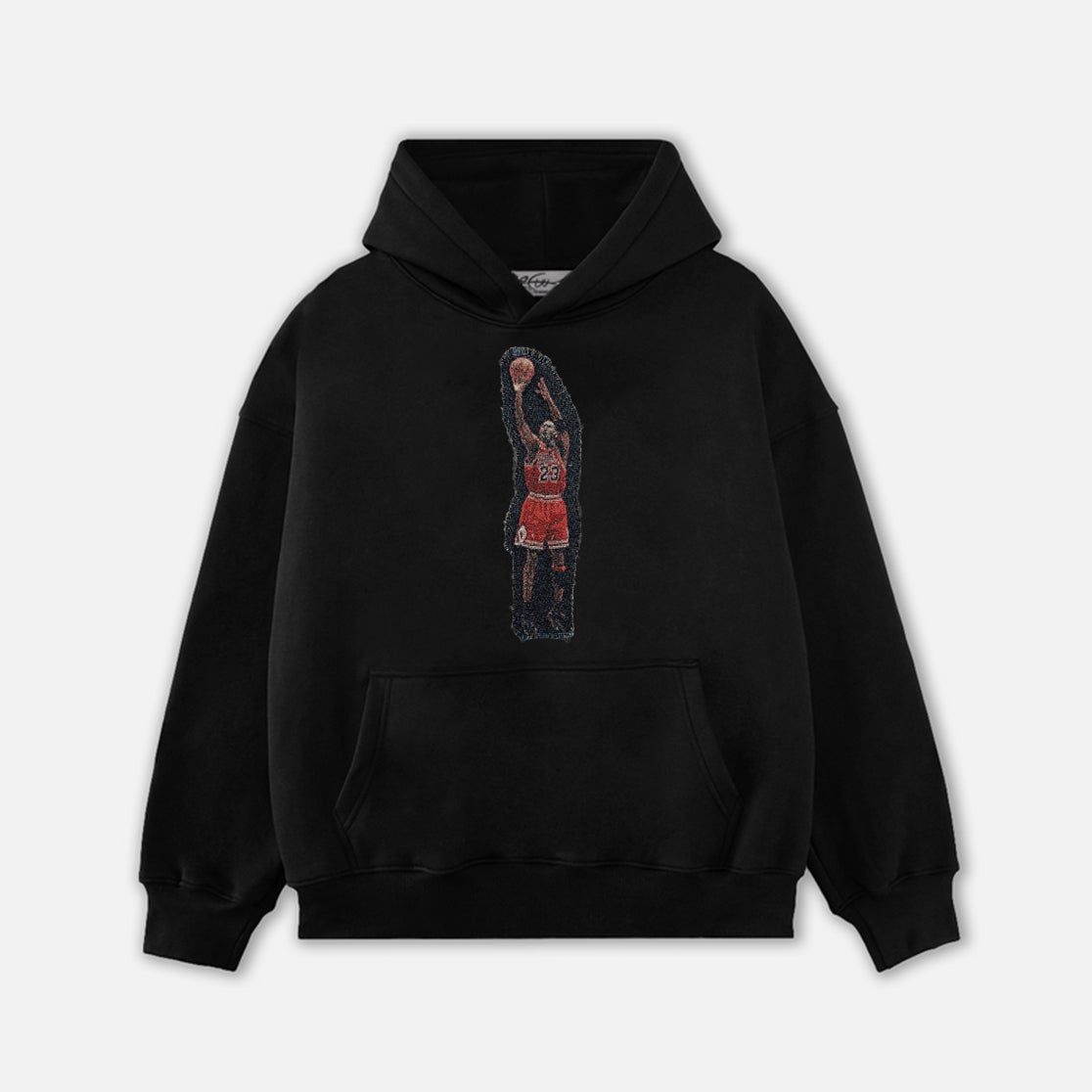 MJ SHOOTING TAPESTRY PATCH HOODIE-9009