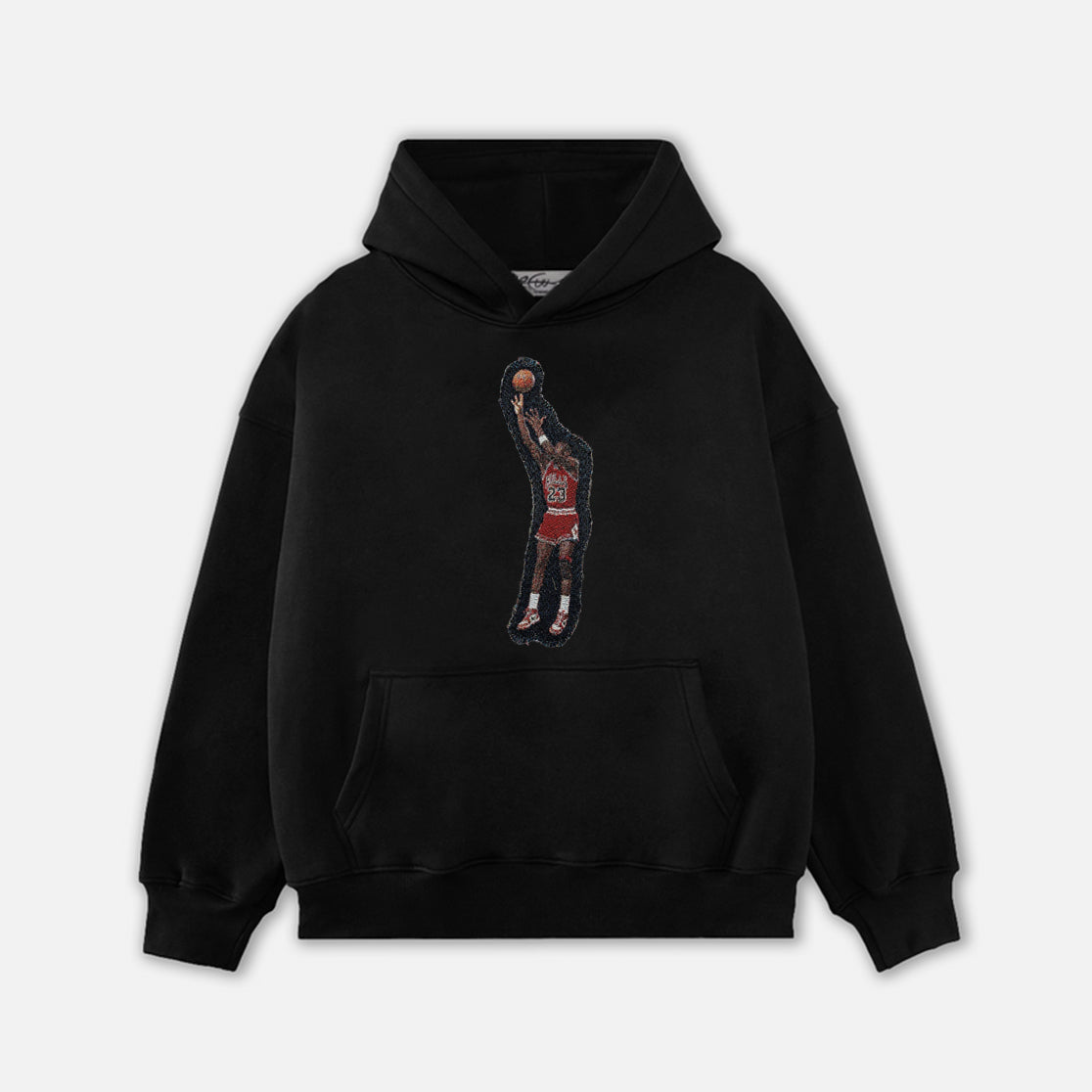 MJ SHOOTING V2 TAPESTRY PATCH HOODIE-9014