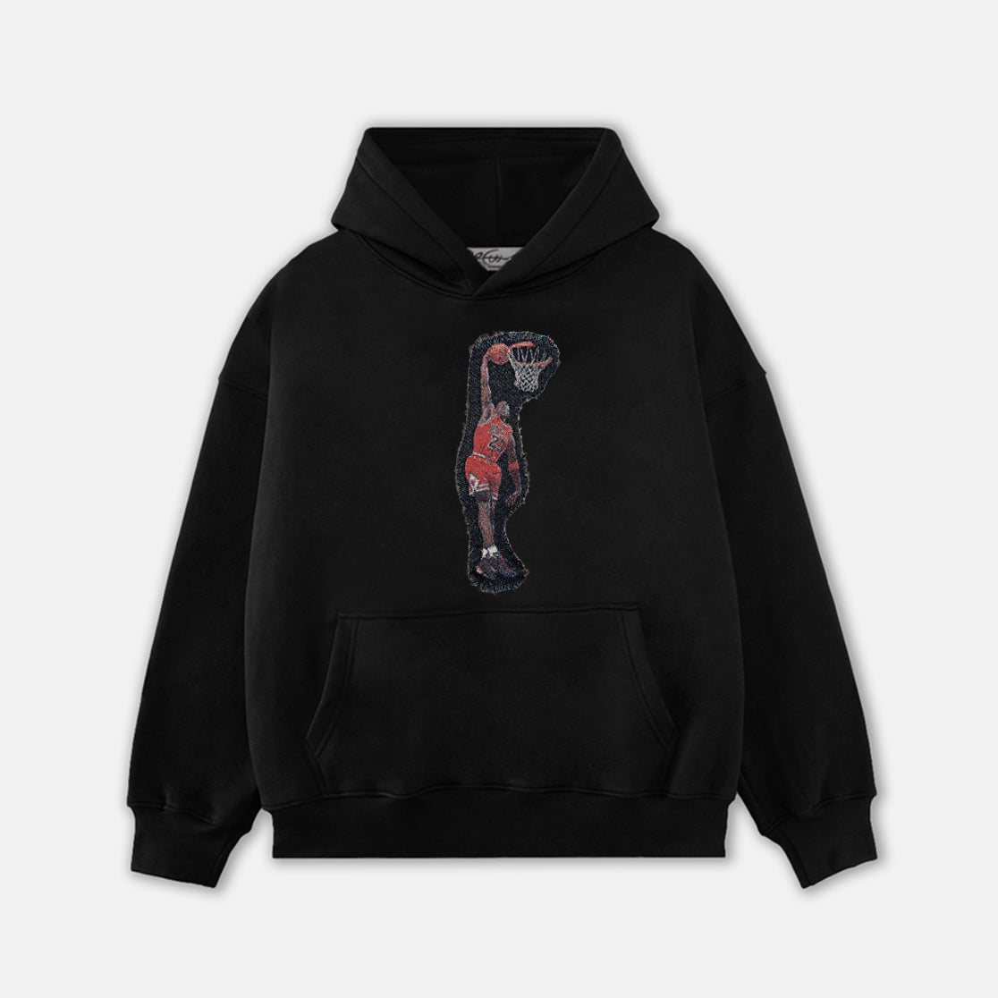 MJ SLAM TAPESTRY PATCH HOODIE-9010