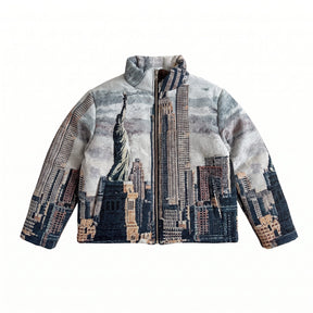 NY CITY TAPESTRY COAT