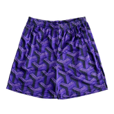 PURPLE GY MESH SHORTS-8736