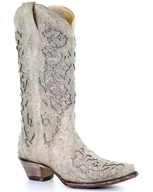 Corral Women's Sequin Inlay Western Boots-60025