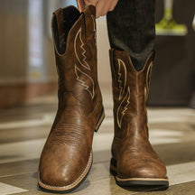 Ariat Men's Hybrid VentTEK Distressed Western Performance Boots-6005