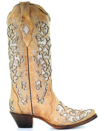 Corral Women's Sequin Inlay Western Boots-60025